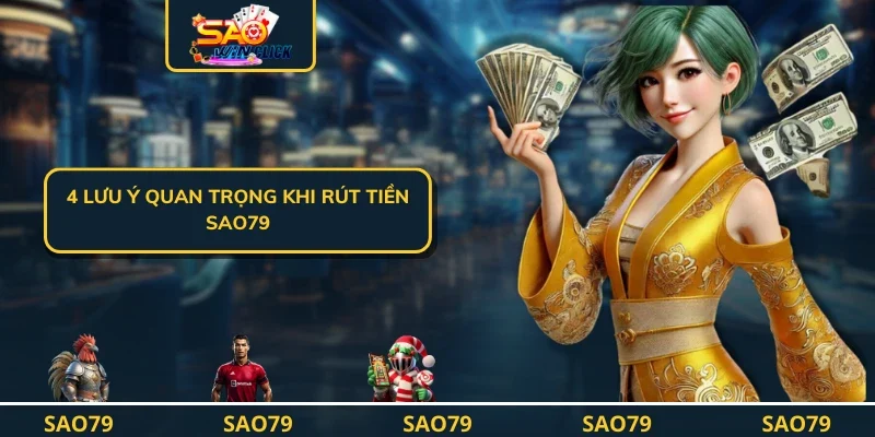 4 lưu ý quan trọng khi rút tiền SAO79