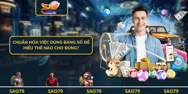 Chuẩn hóa việc dùng bảng số đề hiểu thế nào cho đúng?