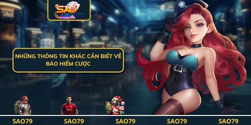 Những thông tin khác cần biết về bảo hiểm cược